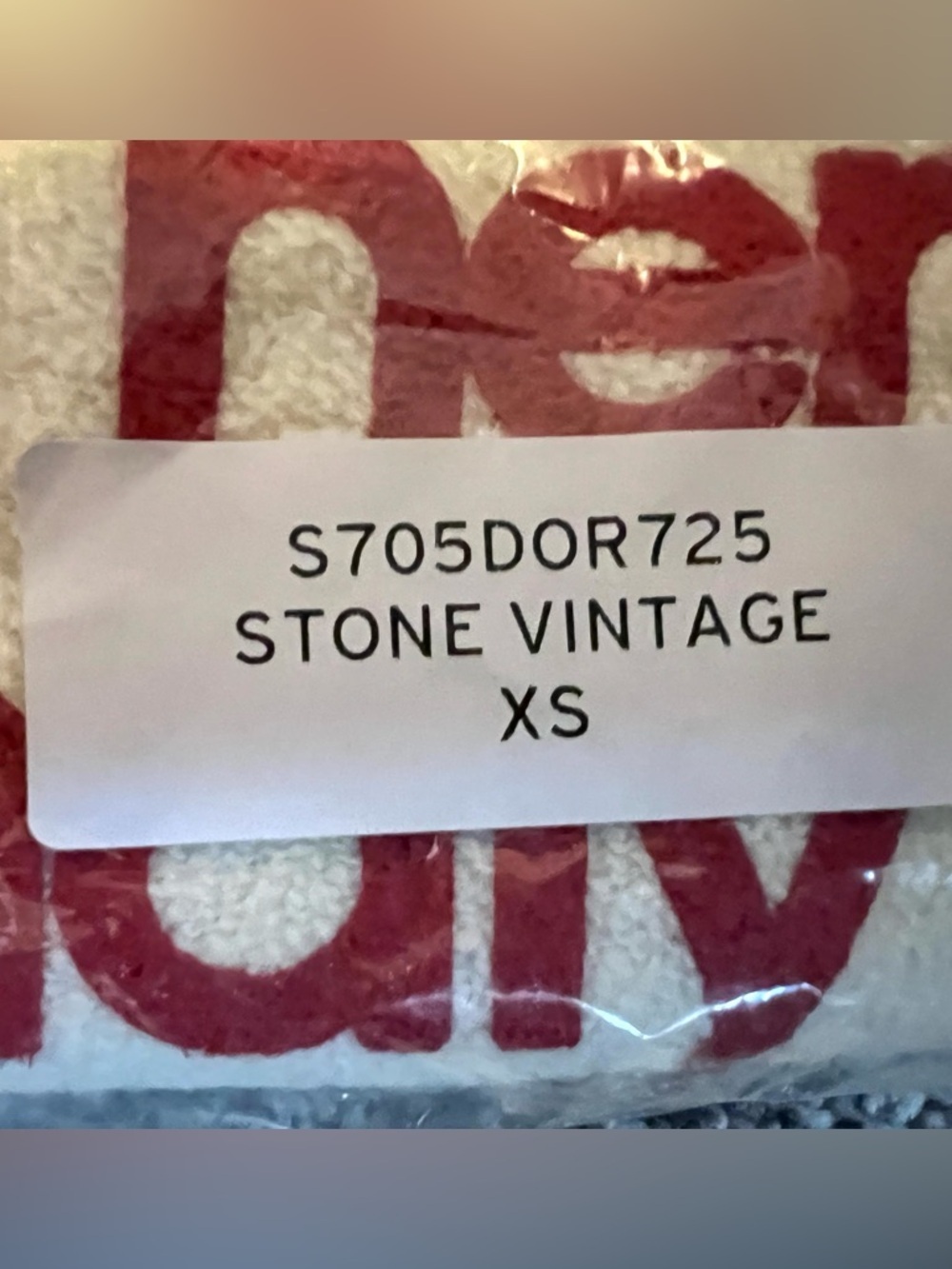 DAYDREAMER The Doors Love Her Madly Reverse Crew in Stone Vintage Size XS NWT - Picture 4 of 7